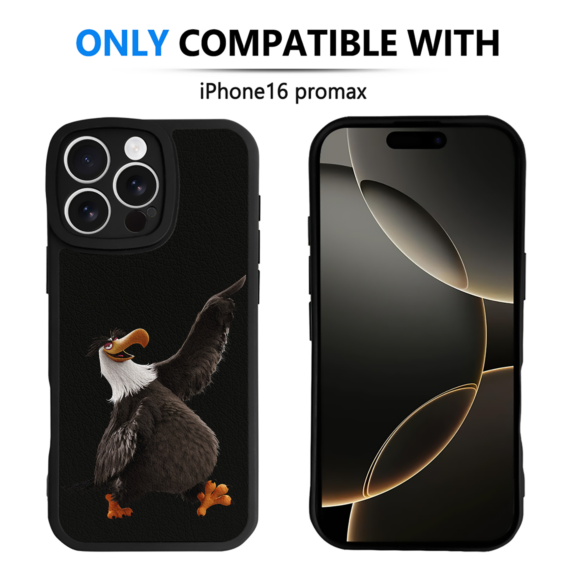 （画像用） Angry Birds アングリーバード 【iPhone 16シリーズ対応】シリコンスマホケース（レザー調） 材質：シリコン